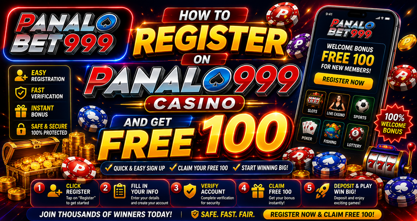 How to Register on Panalo999 Casino and Get Free 100