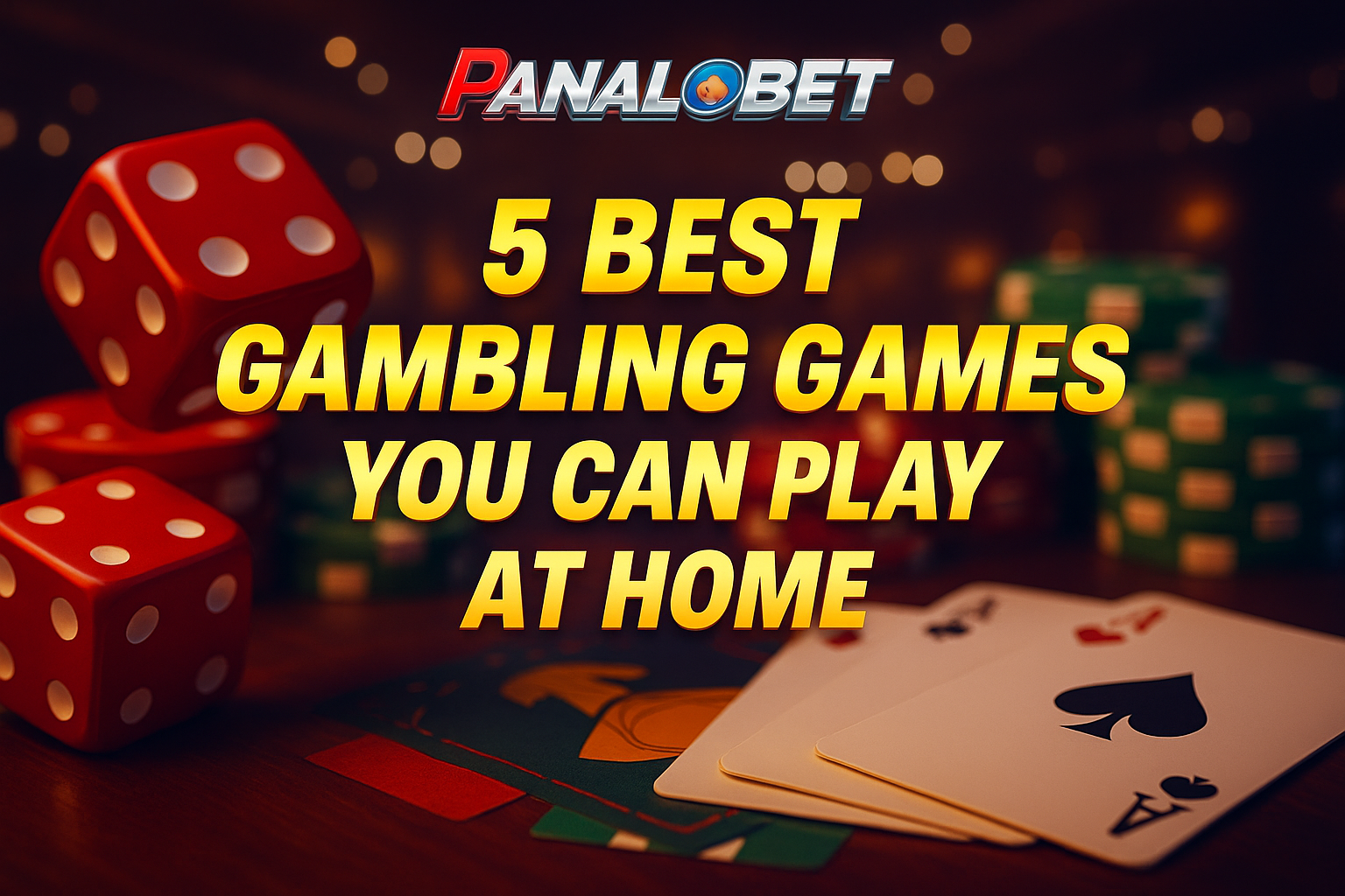 Top 5 Gambling Games to Play at Home for Fun & Thrills