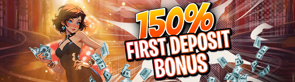 50% First Deposit BONUS