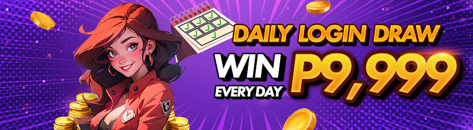 Daily Login Draw Win P9,999 Every Day